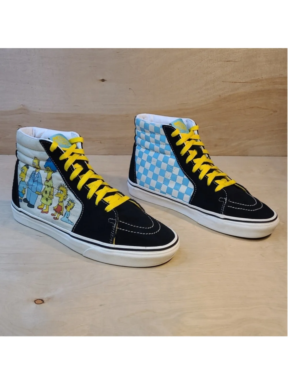 Vans X The Simpsons Sk8-Hi Family Portrait Sneakers Size 9 Men's
